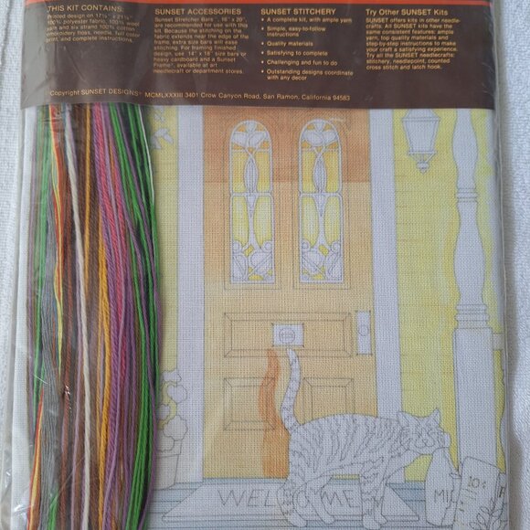 NEW VINTAGE SUNSET STITCHERY KIT Good Morning - Picture 4 of 8